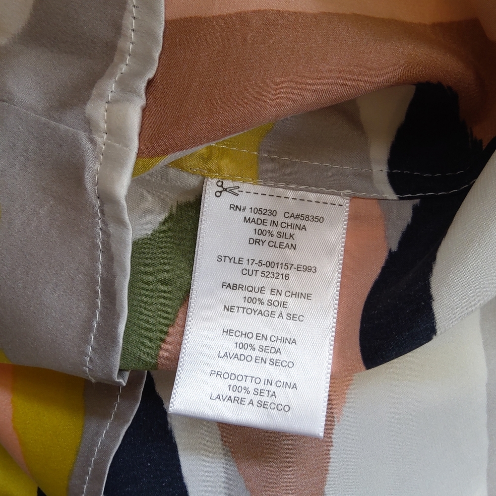 Equipment camo print silk blouse - Picture 7 of 16